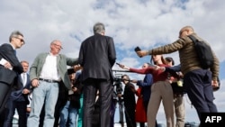 آنتونی بلینکن در جمع خبرنگاران