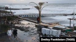 Последствия шторма в Сочи, 27 ноября 2023 года