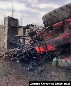 Підірваний на міні трактор. Миколаївщина