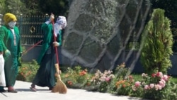 Diňle: Daşoguza Aşgabatdan döwlet emeldarlary geldi, sebitde arassaçylyk işleri geçirildi we azyk bolçulygy döredildi