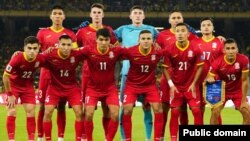 Футбол боюнча Кыргызстандын улуттук курама командасы. 16-ноябрь, 2023-жыл. 
