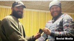 Canadians Cole Zelenko (left) and Kyle Porter (right), along with American Cooper Andrews, were killed in action near Bakhmut, Ukraine. 