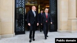 Ադրբեջանի նախագահ Իլհամ Աիևն ընդունում է Ղազախստանի նախագահ Կասիմ-Ժոմարտ Տոկաևին, Բաքու, 24-ը նոյեմբերի, 2023թ.