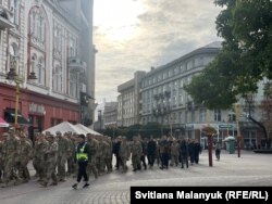 Хода ветеранів до Дня захисників та захисниць України. Івано-Франківськ, 1 жовтня 2023 року