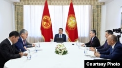 Садыр Жапаров жана Борбор Азиянын башкы дипломаттары.