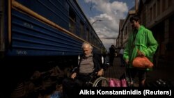 Покровск шаарындагы эвакуация. 4-август, 2022-жыл.