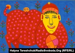 Марія Примаченко, «Видра гуляє у лісі» (1990 рік)