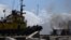 Орусиянын ракеталык аткылоосуна кабылган Одессадагы порт.