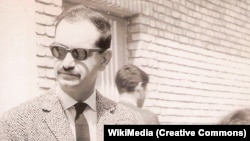 مصطفی فرزانه بر سر صحنه فیلمبرداری «زن و حیوان» به نمایش در آمده در جشنواره لوکارنو در ۱۹۶۲