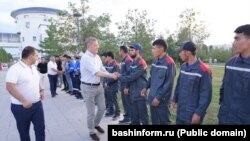 Башкортстан Украинаның басып алынган Луһански төбәгенә төзүчеләрен озата. 26 июль 2022