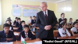 В одной из школ Таджикистана