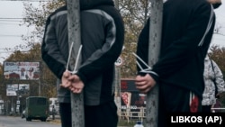 Херсон. 13 листопада 2022 року. (AP Photo/LIBKOS)