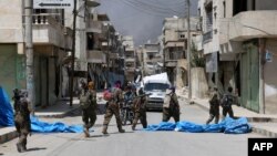 نیروهای شورای نظامی منبج تلاش گسترده‌ای برای بازپس‌گیری این شهر از داعش داشتند.