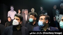 محمدمهدی اسماعیلی و محمد خزاعی در بازدید از موزه سینما و فیلمخانه ملی ایران