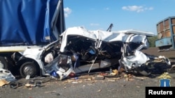 Кырсык болгон жер. Орусиянын Ульяновск облусу. 21-август, 2022-жыл.