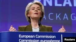 Եվրոպական հանձնաժողովի նախագահ Ուրսուլա ֆոն դեր Լայեն, Բրյուսել, 8-ը նոյեմբերի, 2023թ.