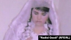 Мафтуна Рахмонова в день свадьбы