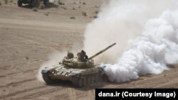 یک تانک تی-۷۲اس۱ جمعی تیپ ۳۸ زرهی