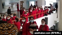 Türkmen talyplary. Illýustrasiýa suraty