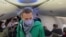 Навальний летить до Москви (відео)