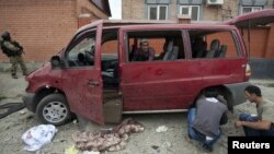 Следователи работают на месте теракта в Малгобетском районе Ингушетии