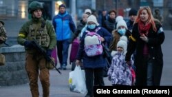 Ուկրաինա - Բնակիչների տարհանում Կիևից, մարտ, 2022թ․