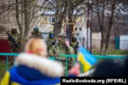 Протести в Генічеську в березні 2022 року