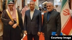 عکسی که نورنیوز از مذاکره دو طرف منتشر کرده است: مصطفی الکاظمی در میان نمایندگان دو کشور