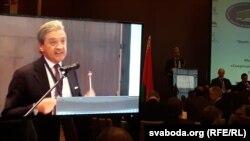 Андрэа Рыгоні выступае на міжнароднай канфэрэнцыі па сьмяротным пакараньні