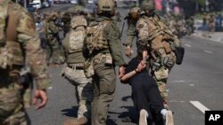 Затрыманьні ў Лос-Анджэлесе 7 чэрвеня