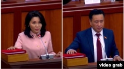 Элвира Сурабалдиева жана Мейкинбек Абдалиев.