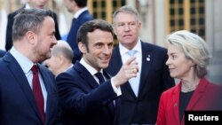 Ֆրանսիա - Եվրամիության գագաթնաժողովի մասնակիցները, Վերսալ, 10-ը մարտի, 2022թ․