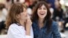 بیرکین و دخترش شارلوت در فستیوال کن ۷۴ در تیرماه امسال