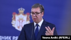Serbian President Aleksandar Vucic (file photo)