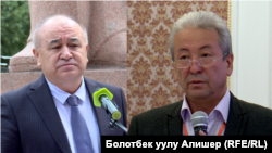 Омурбек Текебаев и Адахан Мадумаров.
