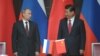 Russian President Vladimir Putin and Chinese President Xi Jinping in 2014