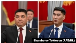 Эмил Жамгырчиев жана Чыңгыз Айдарбеков.