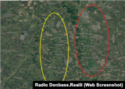 Лінія фронта між окупованими та звільненими населеними пунктами на сватівському напрямку пролягла через трасу та річку Красна
