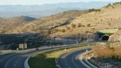 Montenegro -- A-1 highway north of Podgorica