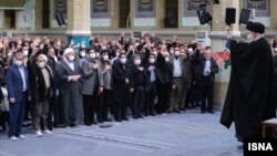 دیدار امروز خامنه‌ای با مداحان حکومتی