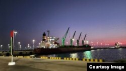 Один из портов в ОАЭ.