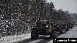 Праверка баявой гатоўнасьці беларускай арміі ў сьнежні 2022 году. Ілюстрацыйнае фота