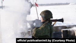 Спільні російсько-білоруські навчання на Брестському полігоні, грудень 2022 року (ілюстраційне фото)