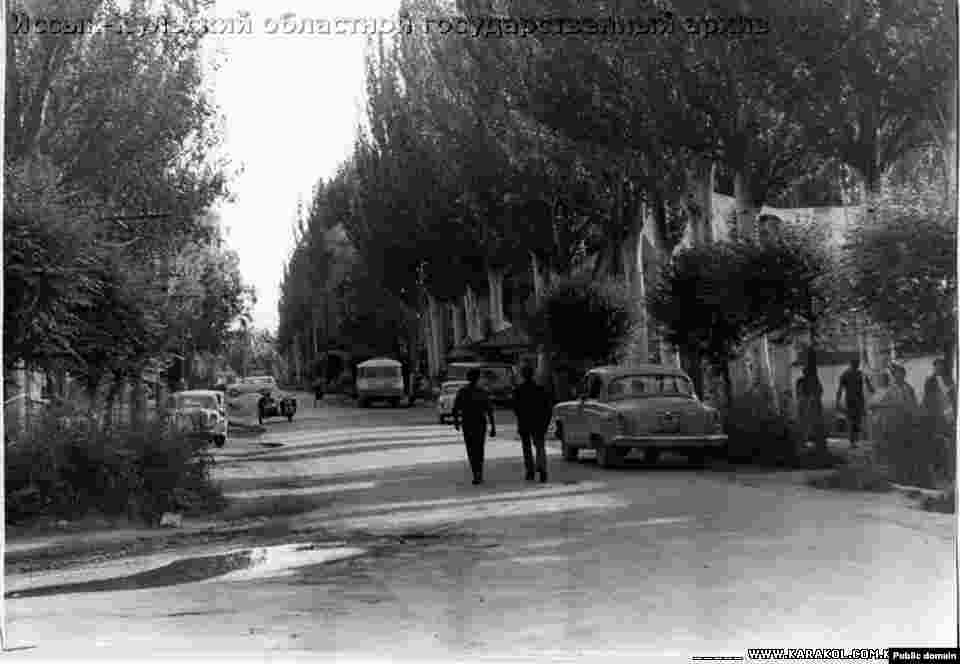 Каракол шаарынын борбордук көчөлөрүнүн бири.&nbsp;