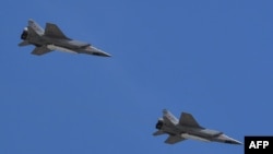 Зафіксований зліт кількох МіГ-31К з російського аеродрому Моздок. Фото ілюстративне 