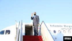 Իրանի արտգործնախարար Հոսեյն Ամիր Աբդոլլահիանը ժամանում է Դամասկոս, 23-ը մարտի, 2022թ.