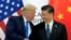 US President Donald Trump meets Chinese leader Xi Jinping in 2019 at the G20 leaders summit in Japan, the last time the two leaders met in-person. 