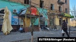 Наслідки обстрілів у Рубіжному, 24 березня 2022 року