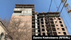 14-этажное здание "Кубаныч", которое строит компания "KG Восток Сервис". 