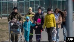 Польшага жер которгон украин жарандары. 27-март, 2022-жыл.